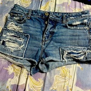 Blue shorts